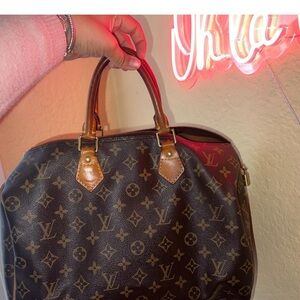 Louis Vuitton Dark Brown Monogram Satchel